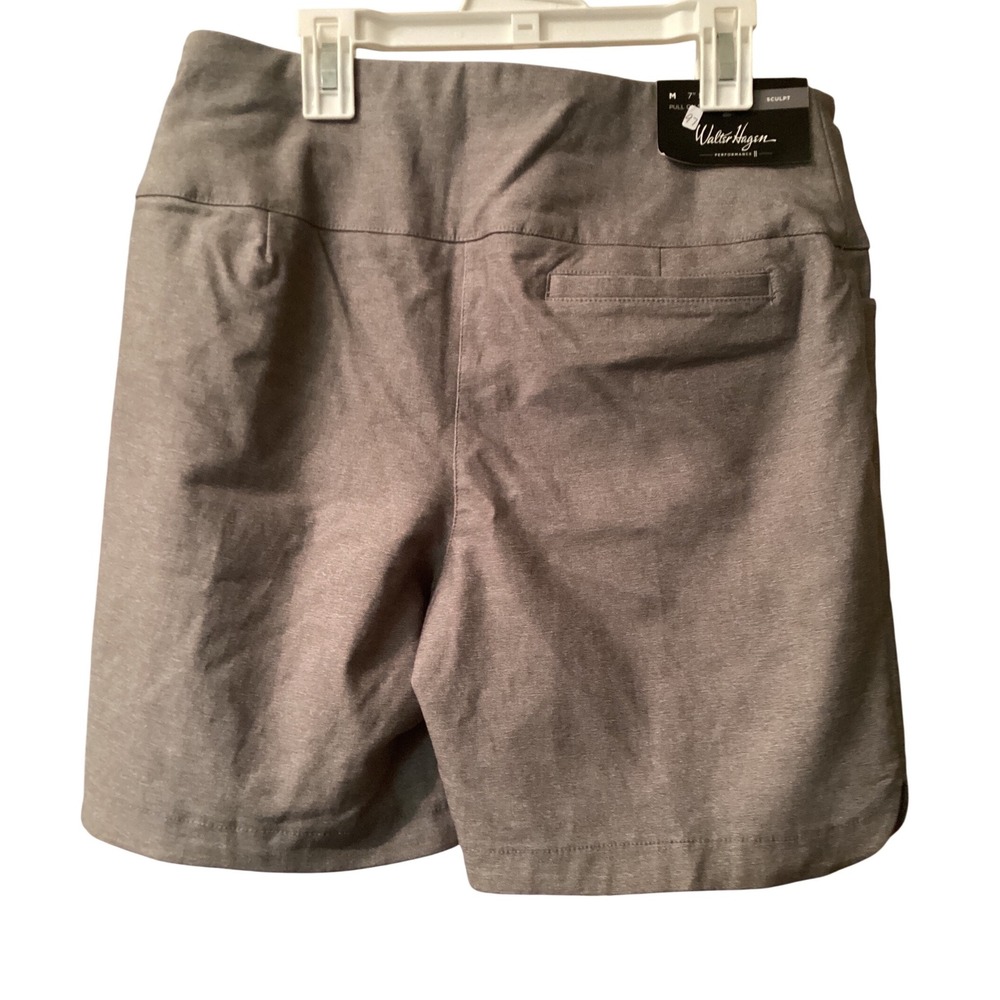 Lady Hagen P11 Sculpt 7 Inch Golf Shorts Womens Medium Light Heather Grey New - Picture 2 of 5